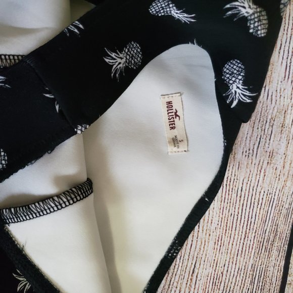HOLLISTER pineapple halter neck mini dress S - Picture 5 of 10
